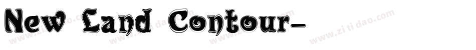New Land Contour字体转换
